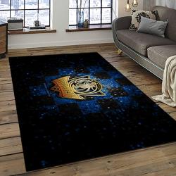 NBA Dallas Mavericks Rectangle Rug Personalized Non-Slip Carpet Gift For Basketball Fans DMR28