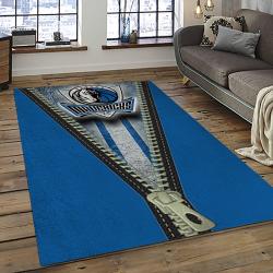 NBA Dallas Mavericks Basketball Team Logo Sport Carpet Rectangle Area Rug For Living Room DMR33