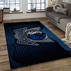 NBA Dallas Mavericks Rectangle Rug Personalized Non-Slip Carpet Gift For Basketball Fans DMR37