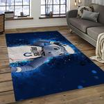 nba dallas mavericks basketball team logo sport carpet rectangle area rug for living room dark room dmr40