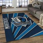 nba dallas mavericks basketball team logo sport carpet rectangle area rug for living room dark room dmr8