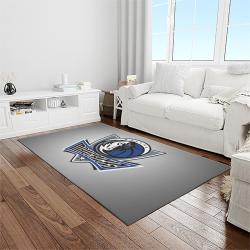 nba dallas mavericks basketball team logo sport carpet rectangle area rug for living room light room dmr21