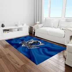 nba dallas mavericks basketball team logo sport carpet rectangle area rug for living room light room dmr35