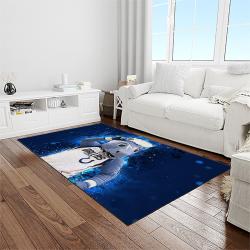 nba dallas mavericks basketball team logo sport carpet rectangle area rug for living room light room dmr40