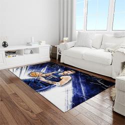 nba dallas mavericks basketball team logo sport carpet rectangle area rug for living room light room dmr44