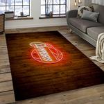nba los angeles clippers basketball team logo sport carpet rectangle area rug for living room dark room lac11