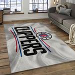 nba los angeles clippers basketball team logo sport carpet rectangle area rug for living room dark room lac32