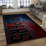 nba los angeles clippers basketball team logo sport carpet rectangle area rug for living room dark room lac35
