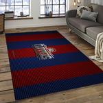nba los angeles clippers basketball team logo sport carpet rectangle area rug for living room dark room lac37