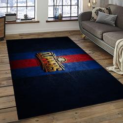 NBA Los Angeles Clippers Rectangle Rug Personalized Non-Slip Carpet Gift For Basketball Fans LAC42