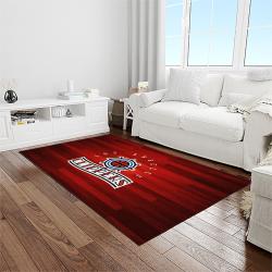 nba los angeles clippers basketball team logo sport carpet rectangle area rug for living room light room lac2