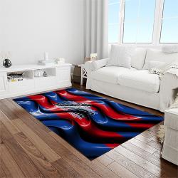 nba los angeles clippers basketball team logo sport carpet rectangle area rug for living room light room lac26
