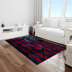 nba los angeles clippers basketball team logo sport carpet rectangle area rug for living room light room lac29