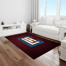 nba los angeles clippers basketball team logo sport carpet rectangle area rug for living room light room lac31