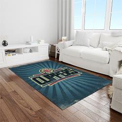 nba los angeles clippers basketball team logo sport carpet rectangle area rug for living room light room lac4