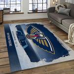 nba new orleans pelicans basketball team logo sport carpet rectangle area rug for living room dark room nop11