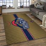 nba new orleans pelicans basketball team logo sport carpet rectangle area rug for living room dark room nop19