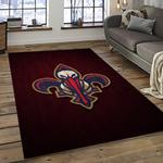nba new orleans pelicans basketball team logo sport carpet rectangle area rug for living room dark room nop22