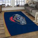 nba new orleans pelicans basketball team logo sport carpet rectangle area rug for living room dark room nop23