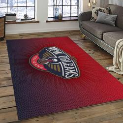 NBA New Orleans Pelicans Rectangle Rug Personalized Non-Slip Carpet Gift For Basketball Fans NOP24