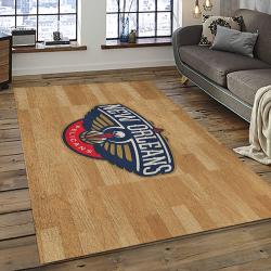 NBA New Orleans Pelicans Rectangle Rug Personalized Non-Slip Carpet Gift For Basketball Fans NOP31