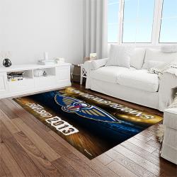 nba new orleans pelicans basketball team logo sport carpet rectangle area rug for living room light room nop10