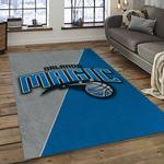 nba orlando magic basketball team logo sport carpet rectangle area rug for living room dark room olm1