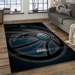 nba orlando magic basketball team logo sport carpet rectangle area rug for living room dark room olm11