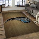 nba orlando magic basketball team logo sport carpet rectangle area rug for living room dark room olm12