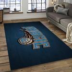 nba orlando magic basketball team logo sport carpet rectangle area rug for living room dark room olm13