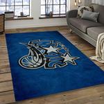 nba orlando magic basketball team logo sport carpet rectangle area rug for living room dark room olm14