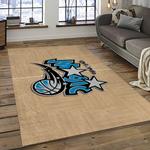 nba orlando magic basketball team logo sport carpet rectangle area rug for living room dark room olm15