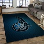 nba orlando magic basketball team logo sport carpet rectangle area rug for living room dark room olm17
