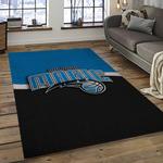 nba orlando magic basketball team logo sport carpet rectangle area rug for living room dark room olm20