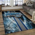 nba orlando magic basketball team logo sport carpet rectangle area rug for living room dark room olm30