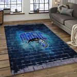 nba orlando magic basketball team logo sport carpet rectangle area rug for living room dark room olm4