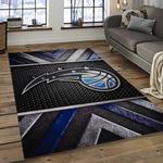 nba orlando magic basketball team logo sport carpet rectangle area rug for living room dark room olm6