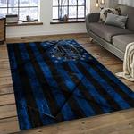 nba orlando magic basketball team logo sport carpet rectangle area rug for living room dark room olm7