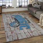 nba orlando magic basketball team logo sport carpet rectangle area rug for living room dark room olm9