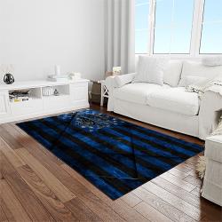 nba orlando magic basketball team logo sport carpet rectangle area rug for living room light room olm7