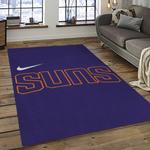 nba phoenix suns basketball team logo sport carpet rectangle area rug for living room dark room ps13