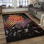 nba phoenix suns basketball team logo sport carpet rectangle area rug for living room dark room ps21