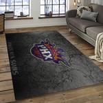 nba phoenix suns basketball team logo sport carpet rectangle area rug for living room dark room ps3