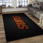 nba phoenix suns basketball team logo sport carpet rectangle area rug for living room dark room ps31