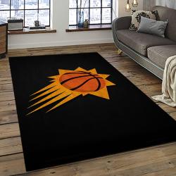 NBA Phoenix Suns Rectangle Rug Personalized Non-Slip Carpet Gift For Basketball Fans PS35
