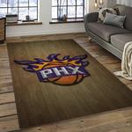 nba phoenix suns basketball team logo sport carpet rectangle area rug for living room dark room ps36