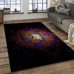 NBA Phoenix Suns Rectangle Rug Personalized Non-Slip Carpet Gift For Basketball Fans PS39