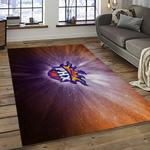 nba phoenix suns basketball team logo sport carpet rectangle area rug for living room dark room ps40