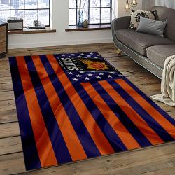 NBA Phoenix Suns Rectangle Rug Personalized Non-Slip Carpet Gift For Basketball Fans PS41