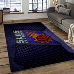 nba phoenix suns basketball team logo sport carpet rectangle area rug for living room dark room ps42